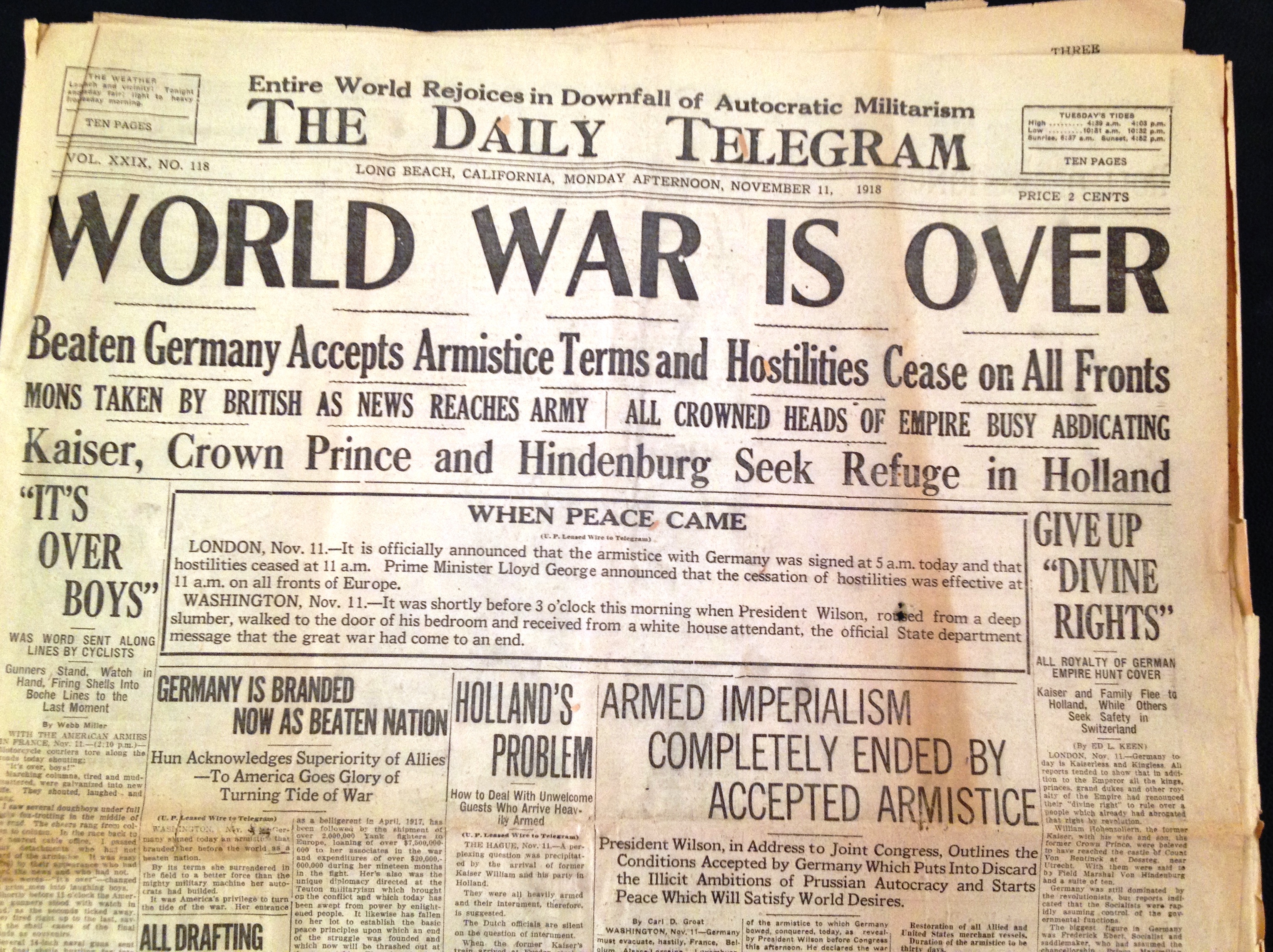 End Wwi