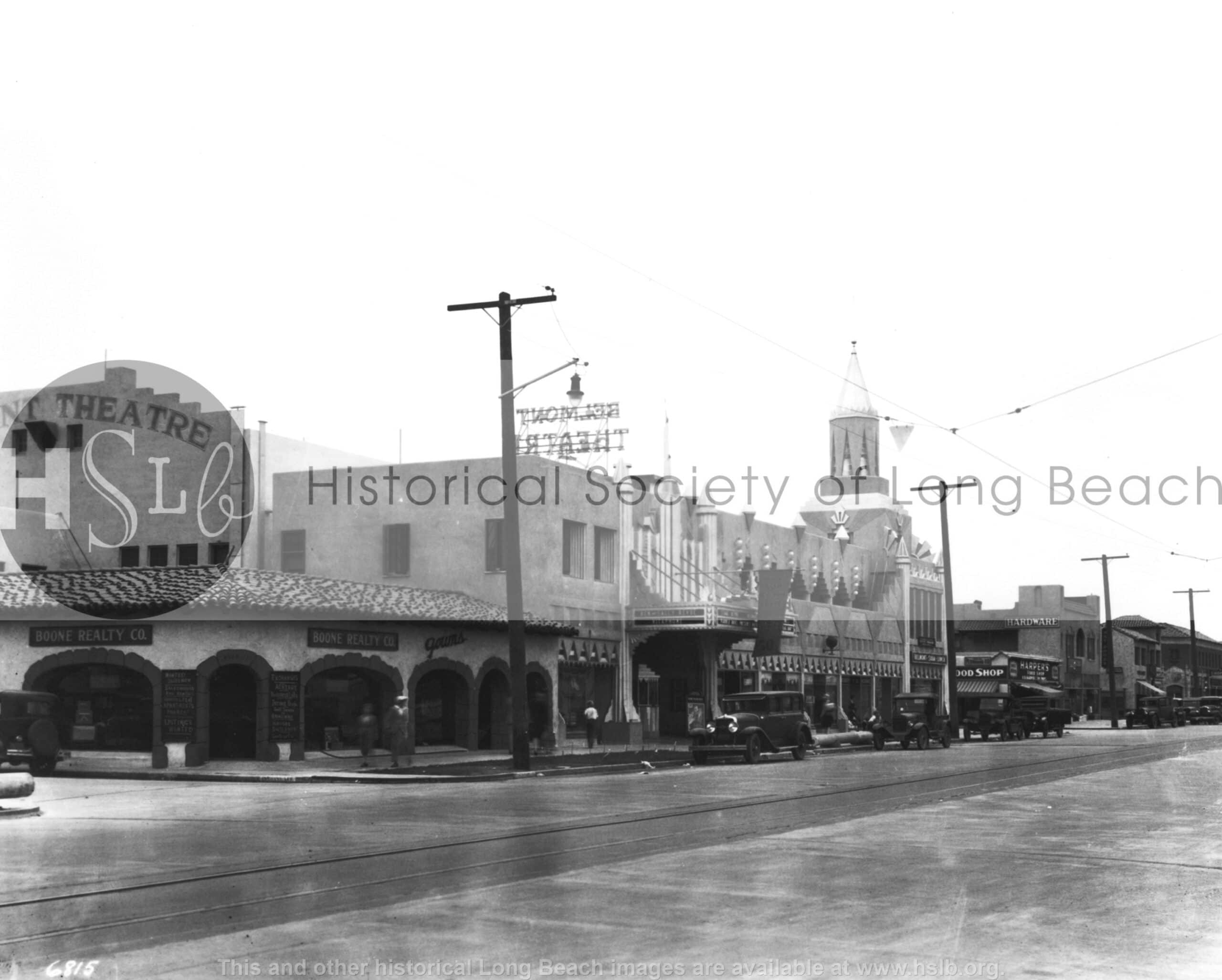 Belmont Shore Second St, 1930 Historical Society of Long Beach