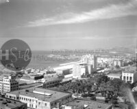 Long beach aerial waterfront and pike vintage photography