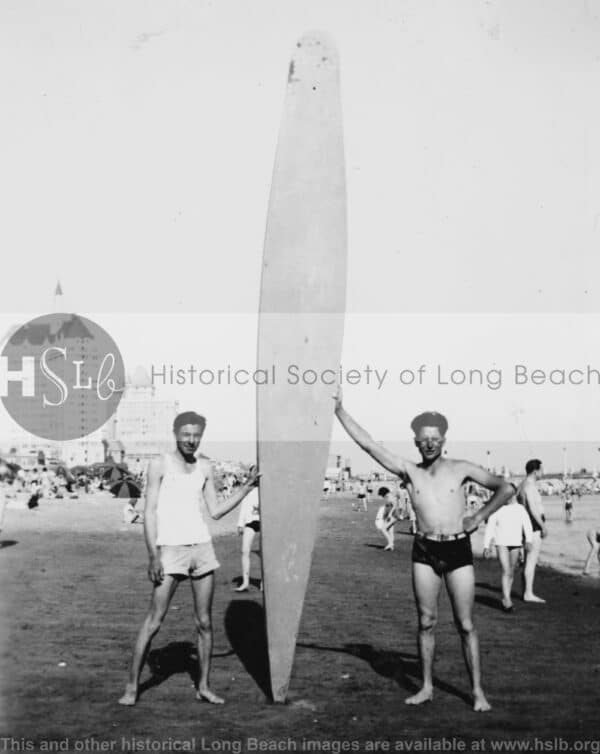 Surfboard with Villa, 1936