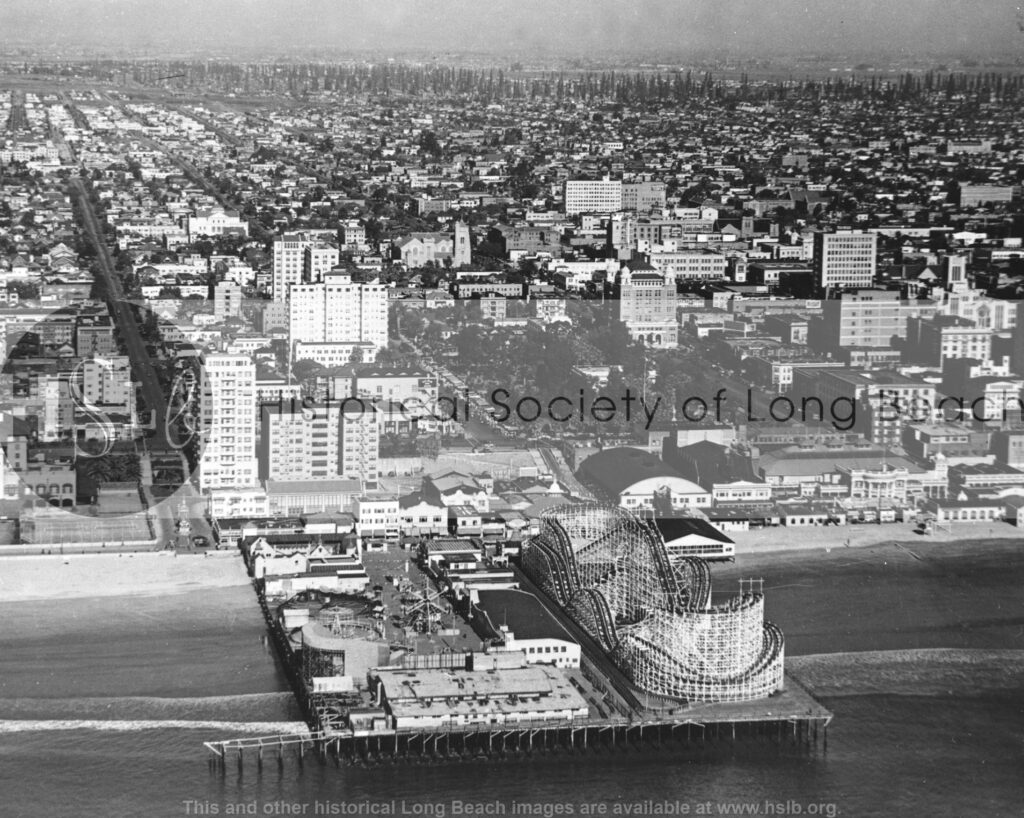 Pike aerial, 1931 - Historical Society of Long Beach