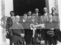 Babe Ruth & key to city, 1928