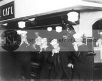 Sailors eating burgers, 1937