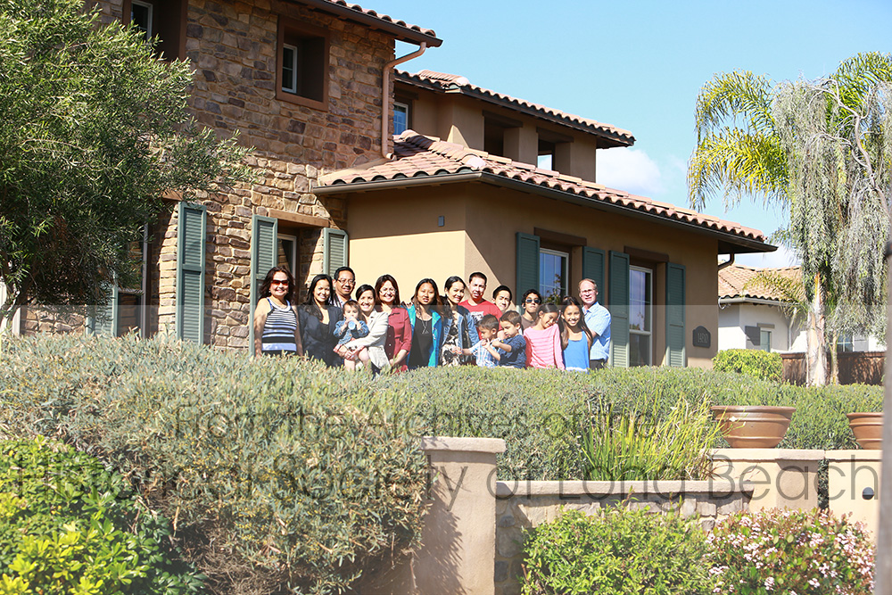 Family gathering for a housewarming party for Bokanika Kan’s sister, Emory. Poway, CA 2016.