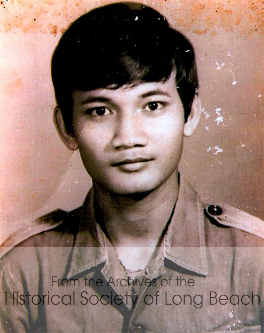Bonavy Som’s father, Bory Men, in Siem Reap, Cambodia, c. 1973. He was executed by the Khmer Rouge. This is the only photo she has of him.