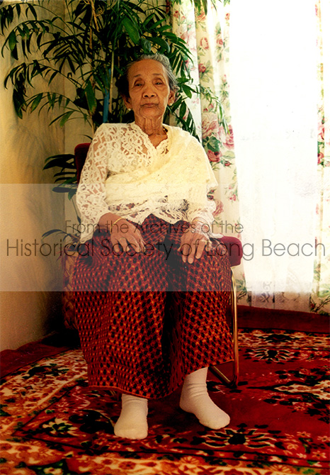Bonavy Som’s maternal grandmother, Touch Khai, in Dallas, TX., 2000.
