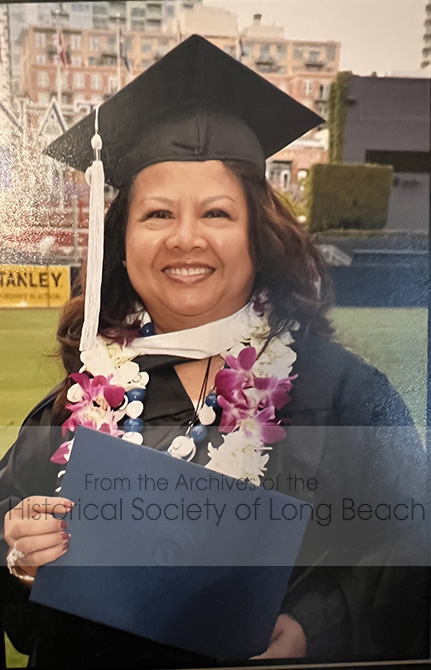Bonavy Som at her graduation in 2018, with a Master’s degree in Counseling Psychology with a focus on Marriage Family Therapy from National University in San Diego, CA. Bonavy says “it was one of the happiest days of my life.” Achieving the degree allowed her to work closely with community members on mental health.