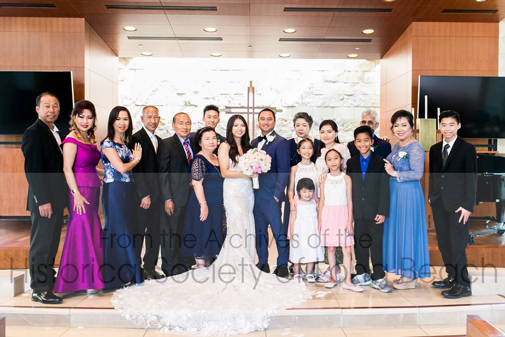 Dr. Christina Lee’s extended family at the wedding of her nephew, Vichea Meak, in Lake Forest, CA. 2018.