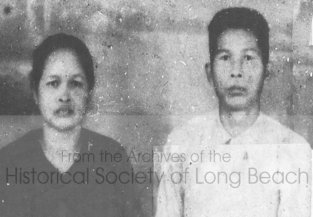 Clark Tang’s grandparents, You Long and Cheark Ung, when they were just starting their family, Phnom Penh c. 1940. As far as the family knows, the great grandfather came to Cambodia to escape conscription into the Chinese army, probably in the 1800’s. He had no funds, managed to find work, marry and buy a farm. His farm exported tobacco and corn to Vietnam. Clark learned of this on a trip back to Cambodia when he discovered that his family still held several properties.