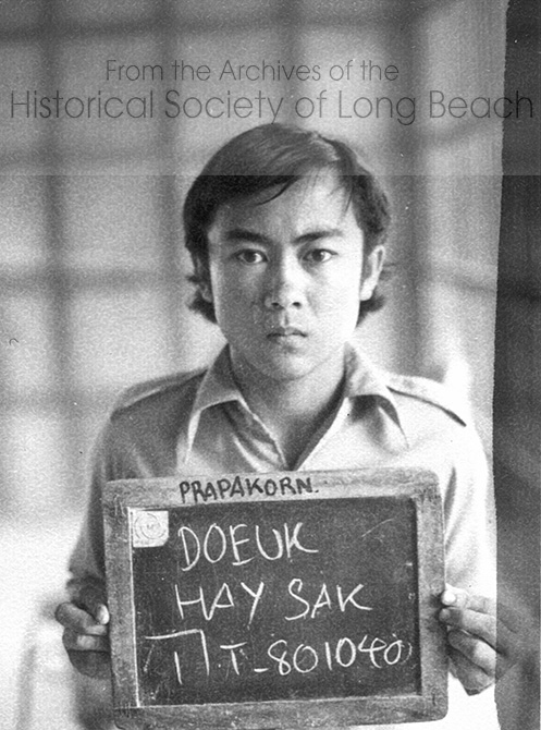 Dan Durke’s Khao-I-Dang documentation photo indicating he has been sponsored to the US. 1981.