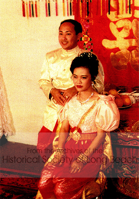 Dan Durke and Katherine Chao on their wedding day in Katherine’s home in Alhambra, CA 1991. Katherine was 21 years old and still in college.
