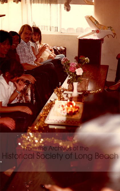 A family party for Danielle Khim’s 12th birthday, in San Diego, CA, c. 1981. This was the only party Danielle was given. After her mother remarried, birthday celebrations were only held for her stepsisters.