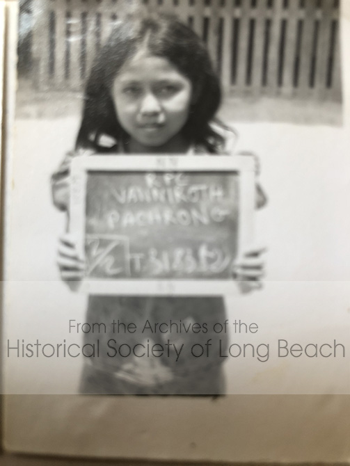 Janet Vanniroth at the refugee processing center in Chonburi, Thailand, 1980. This is her official photo documenting that her sponsorship to the U.S. has been approved. The board has Janet’s full Khmer name: Pachrong Vanniroth.