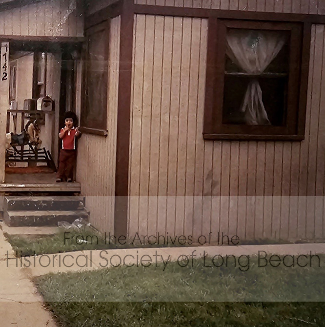 Julie Daniels’ brother, Sam, at their house in Long Beach, CA 1988. The family lived with relatives for a while Before moving to a one bedroom house. The Sok family moved to California sometime later and all 12 lived in the house together until the Sok’s were able to move out on their own.