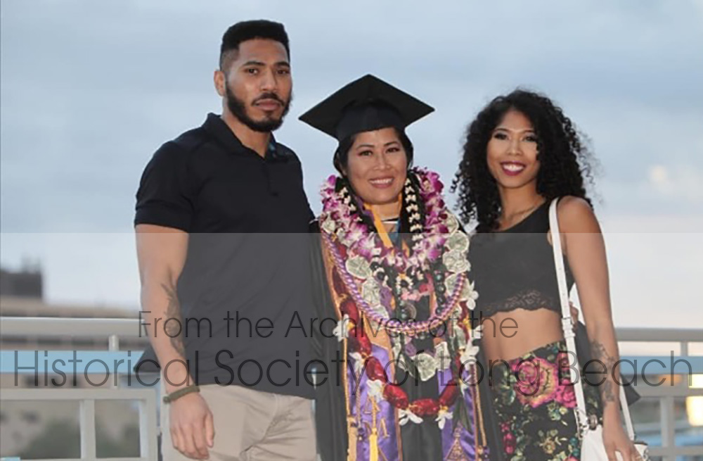 Julie Daniels with her children, Herbert (L) and Joleena, at Julie's graduation with an Masters in Business Administration from Walden University, 2018. Julie feels it is important to lead by example. After her children graduated from high school, Julie joined the Air Force, after which she earned two degrees in 3 1⁄2 years with highest honors. She wanted to demonstrate to her children that no matter how hard things get, if you focus on your goals and never give up, you will accomplish them.
